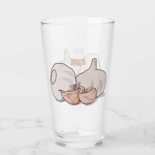 Cartoon Glas (Rückseite)