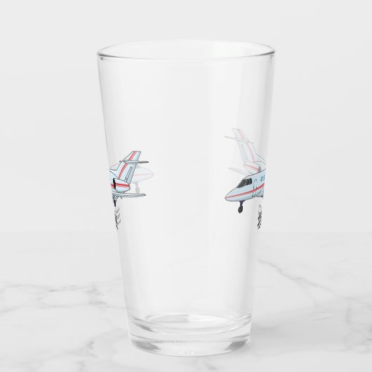 Cartoon Glas (Rechts)