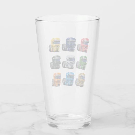 Cartoon Glas (Rückseite)