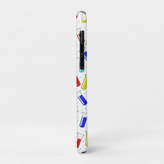 Cartoon-Glasprüfröhren Case-Mate iPhone Hülle (Hinten/Links)