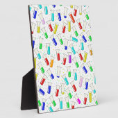 Cartoon-Glasprüfröhren Fotoplatte (Seite)