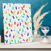 Cartoon-Glasprüfröhren Fotoplatte (Seite)