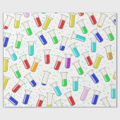 Cartoon-Glasprüfröhren Geschenkpapier (Flach)