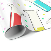 Cartoon-Glasprüfröhren Geschenkpapier (Rolleneckpunkt)