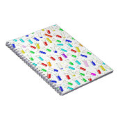 Cartoon-Glasprüfröhren Notizblock (Rechte Seite)