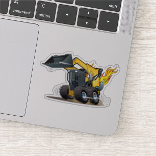 Cartoon-Gleitlenker Aufkleber