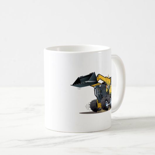 Cartoon-Gleitlenker Kaffeetasse (VorderseiteRechts)