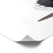 Cartoon-Gleitlenker Poster (Ecke)