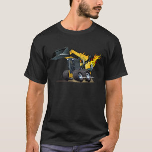 Cartoon-Gleitlenker T-Shirt