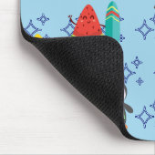 Cartoon Glitzern niedliche blaue Kinder Cartoon Mousepad (Ecke)