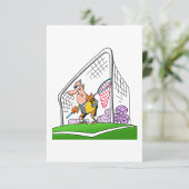 Cartoon Goalkeeper Einladungen