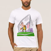Cartoon Goalkeeper Mens T - Shirt (Vorderseite)