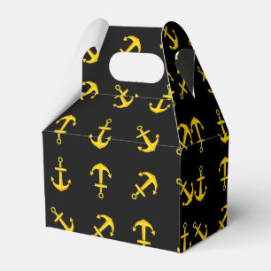 Cartoon Golden Anker-Set Geschenkschachtel