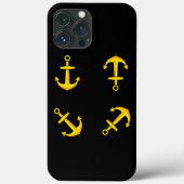Cartoon Golden Boat Anchor Set Case-Mate iPhone Hülle (Rückseite)