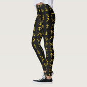Cartoon Golden Boat Anchor Set Leggings (Links)