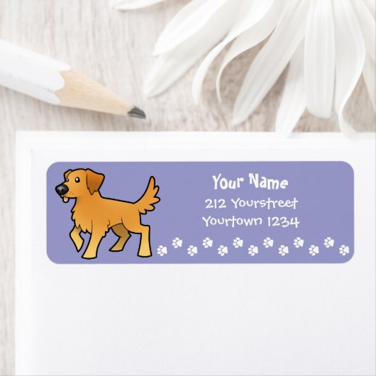 Cartoon Golden Retriever (Insitu)