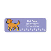Cartoon Golden Retriever (Vorne)