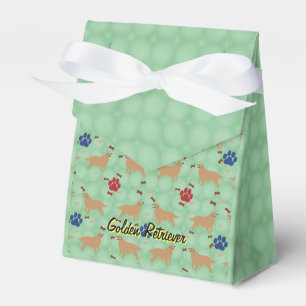 Cartoon-goldener Retriever Geschenkschachtel