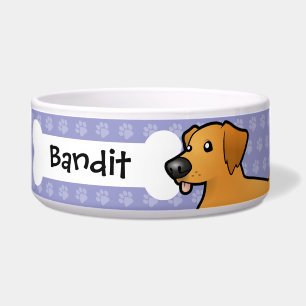 Cartoon-goldener Retriever Napf