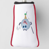 Cartoon Golf Ball Headcover (Rotieren 90)