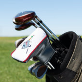 Cartoon Golf Ball Headcover (In Situ)