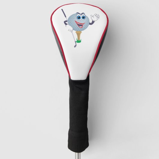Cartoon Golf Ball Headcover (Vorderseite)
