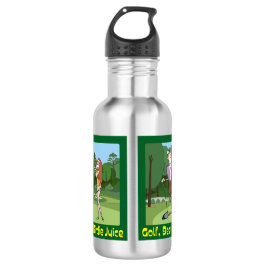 Cartoon Golf Birdie Juice Edelstahlflasche