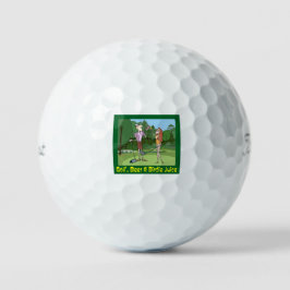 Cartoon Golf Golfball