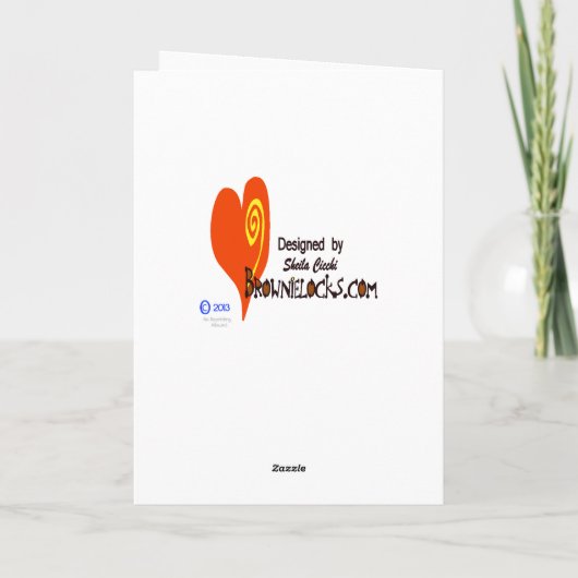 Cartoon Golfer Funny Birthday Card Karte (Rückseite)