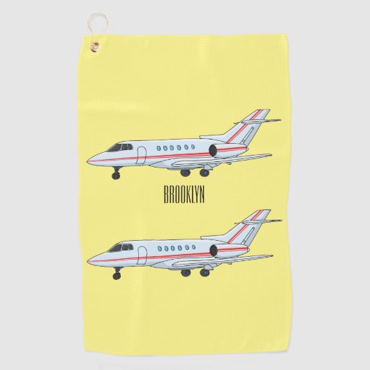 Cartoon Golfhandtuch (Vorderseite)