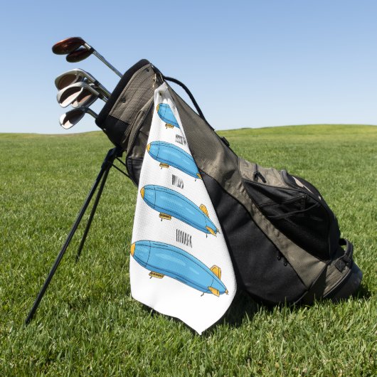 Cartoon Golfhandtuch (Gras)