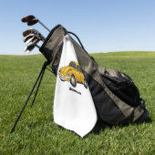 Cartoon Golfhandtuch (Gras)
