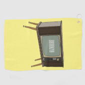 Cartoon Golfhandtuch (Horizontal)