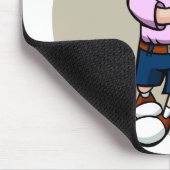 Cartoon-Golfspieler Mousepad (Ecke)