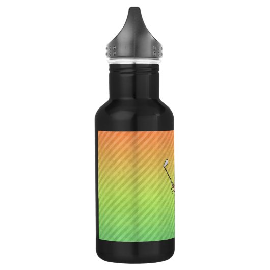 Cartoon-Golfspielerentwurf Trinkflasche (Links)