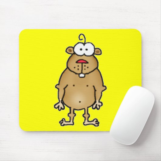 Cartoon Gopher Mousepad (Mit Mouse)