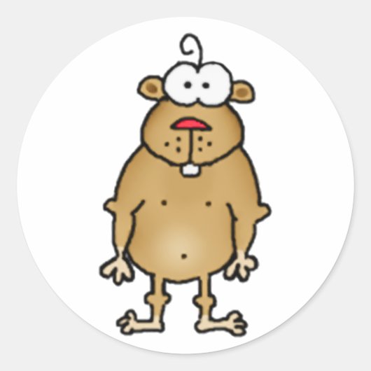 Cartoon Gopher Stickers (Vorderseite)