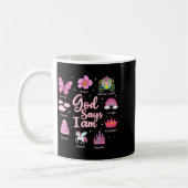 Cartoon Gott Ich Bin Prinzessin Mädchen Kids Kaffeetasse (Links)