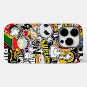 Cartoon Graffiti Case-Mate iPhone Hülle (Rückseite (Horizontal))