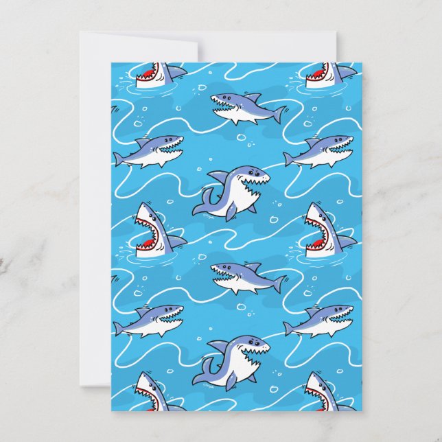 Cartoon Great White Sharks (Vorderseite)