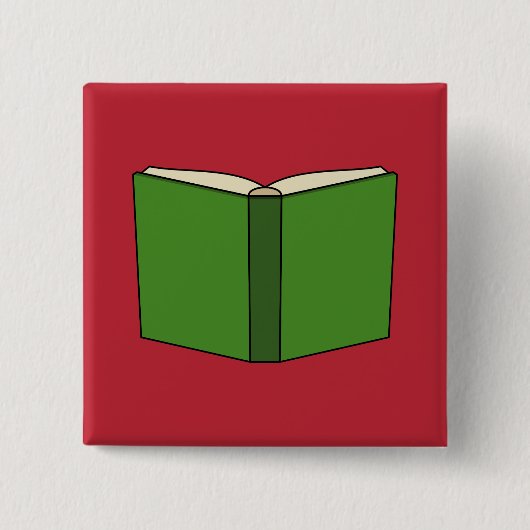 Cartoon Green Book Button (Vorderseite)