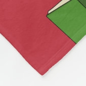 Cartoon Green Book Fleecedecke (Ecke)