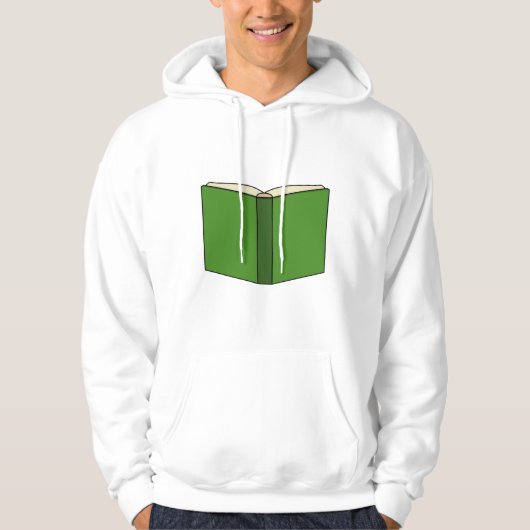 Cartoon Green Book Hoodie (Vorderseite)