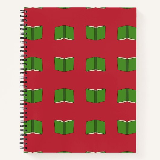 Cartoon Green Book Notizblock (Vorderseite)