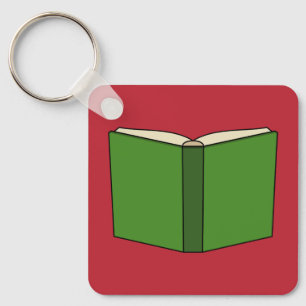 Cartoon Green Book Schlüsselanhänger