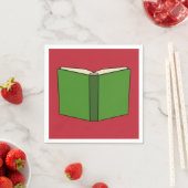 Cartoon Green Book Serviette (Beispiel)