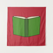 Cartoon Green Book Wandteppich (Vorderseite)
