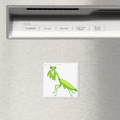Cartoon Green Praying Mantis-Magnete Magnet (In Situ (Geschirrspüler))