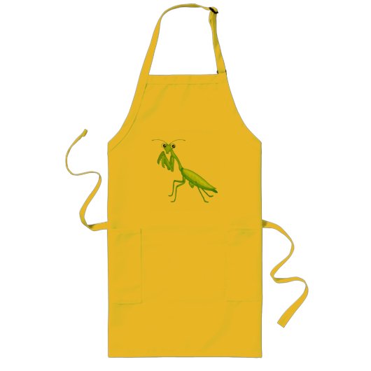 Cartoon Green Praying Mantis Schürze (Vorne)