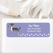 Cartoon Greyhound / Whippet / Italienischer Windhu (Insitu)